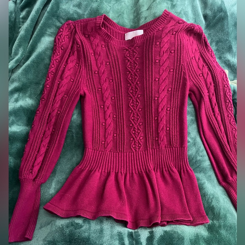 Rachel Parcell Peplum Sweater